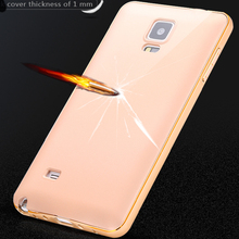 For Samsung Note 4 Metal Aluminum Slim Back Capa Case For Samsung Galaxy Note 4 N9100