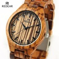 2016 brand new America Europe popular men s zebra Wooden watch import quartz Watch whole wooden