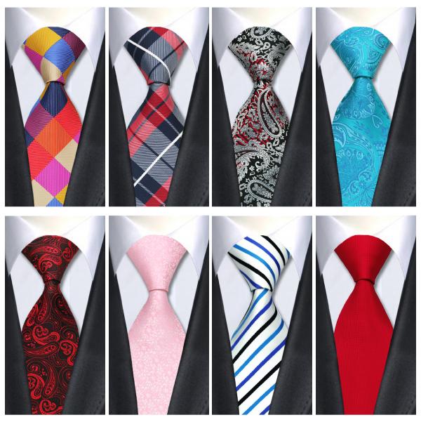 Image of 2015 New Fashion Tie 40 Style 100% Silk Jacquard Necktie Business Wedding Party Ties For Men Free Shipping