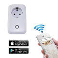 Wireless White Smart Wifi Plug Power Socket App Remote Control Timer Switch Wall Plug Home Appliance