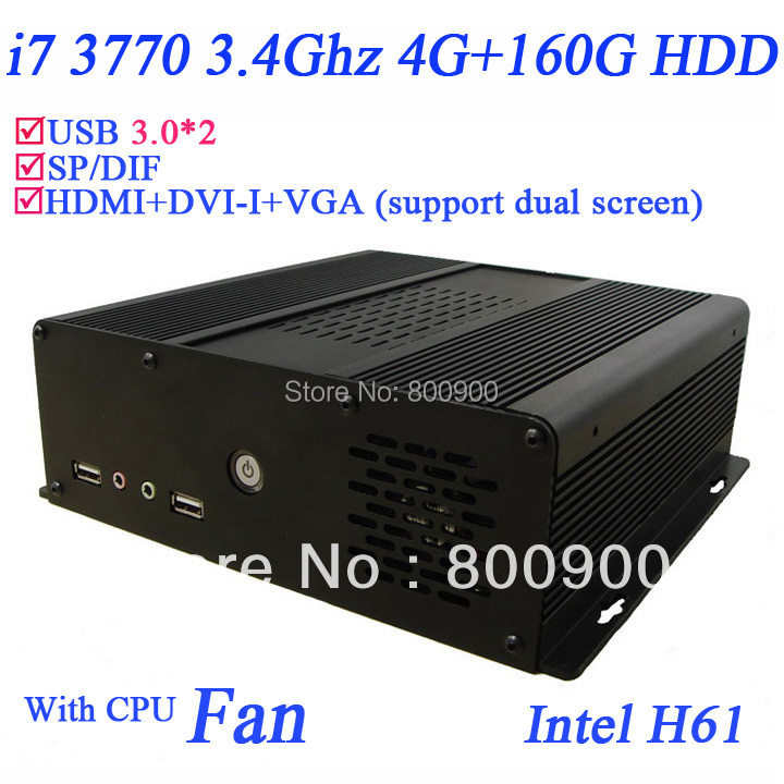   i7 windows 7 64 bit   gpu HD4000   H61 4  RAM 160  HDD  USB 3.0 HDMI VGA DVI