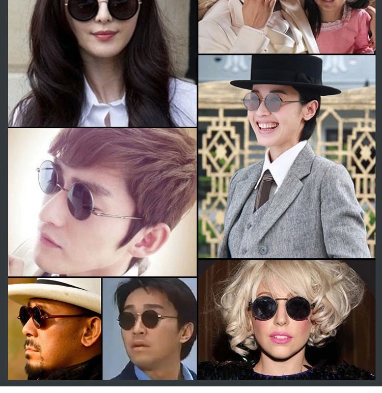 Retro Fashion Summer Sunglasses Round glasses Retro Korean Sunglasses Men And Sunglasses Women Polarized Sunglasses 001_06