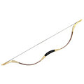 Wholesale New traditional Handmade Longbow Recurve Archery fiberglass hunting Leather bow with brown Outdoor Sport
