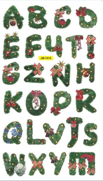 24x43cm jm1015 xmas decal letters wall sticker removable 24x43cm jm1015 xmas decal letters wall sticker removable