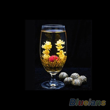 4 Balls Chinese Artisan Different Handmade Blooming Flower Green Tea 1ET4