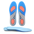 Silicon Gel Insoles Shock Absorption Cushion Breathable Anti Slippery Running Basketball Sport Soft Insoles for Shoes