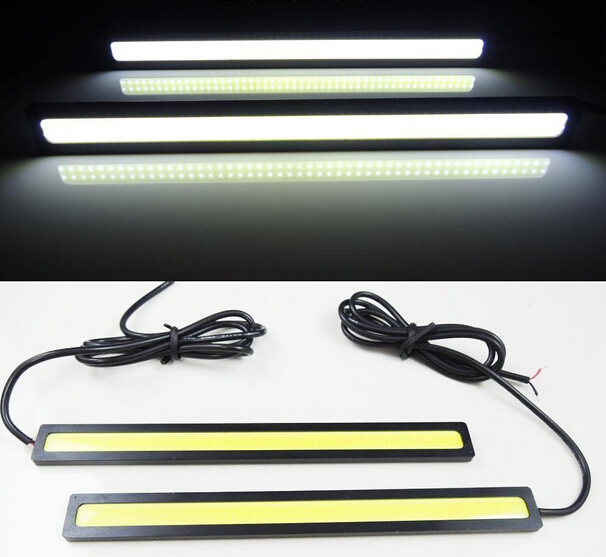2pcs/lots Ultra Bright 18W 14cm/ Daytime Running light 100% Waterproof COB Day time Lights LED Car D