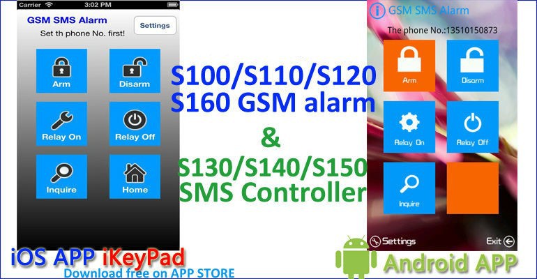 S160 GSM home alarm
