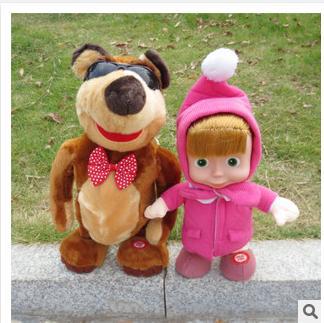 26-37cm Hot Masha and Bear Toys Russian dolls Rus...