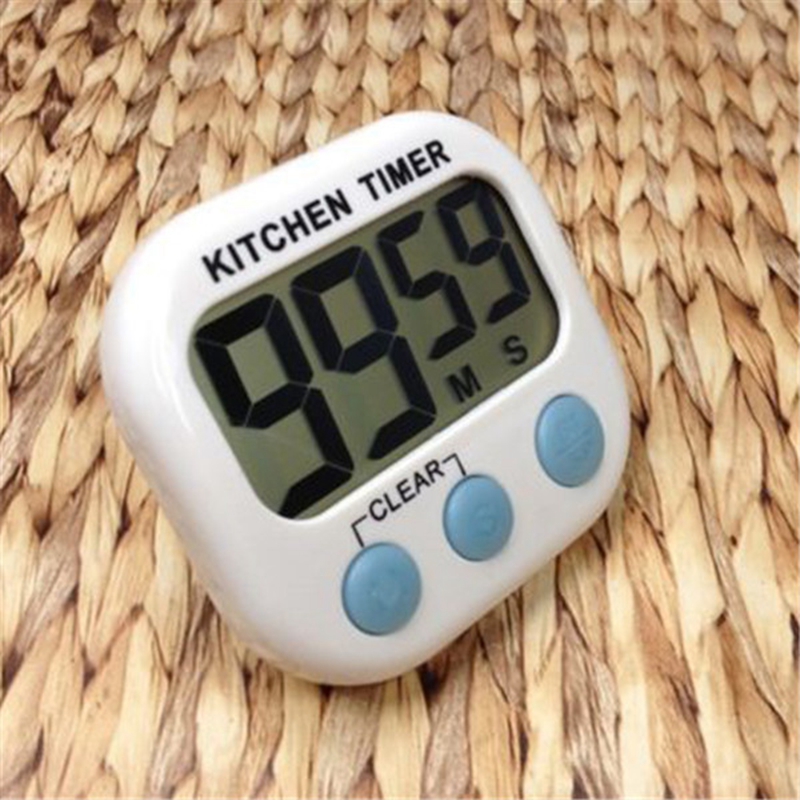 New Large LCD Kitchen Cooking Timer Count-Down Up Clock Loud Alarm Magnetic