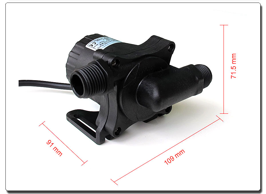 24V DC Micro Solar Water Circulation Pump 50F-24150S 1560LPH 15M Brushless 86.4W 