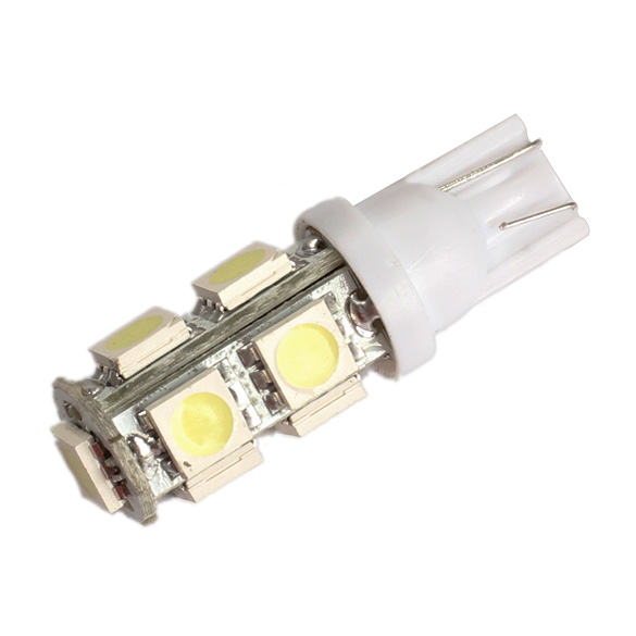 2PCS 194 168 W5W T10 9SMD 5050 LED White Light Car Tail Lamp Bulb Bright High