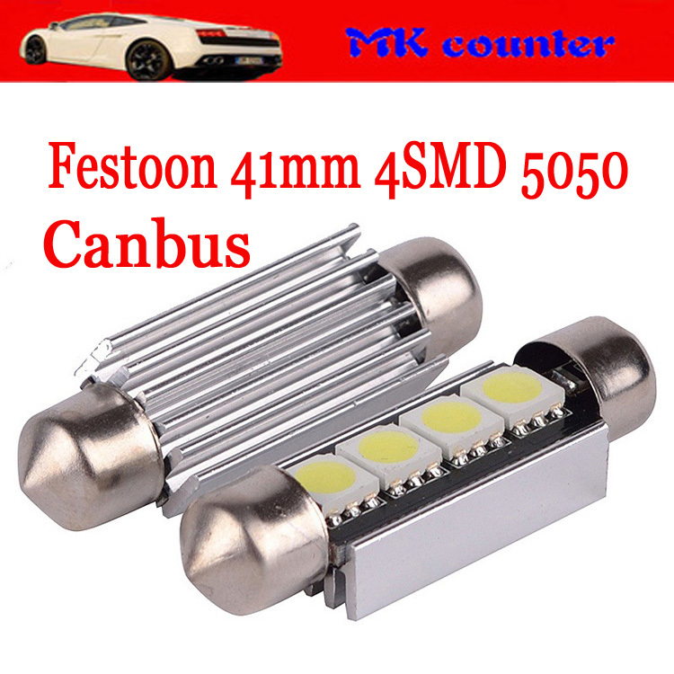 100 ./ canbus c5w    41  / 42  4  5050 4smd     whte dc12v