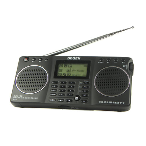  4GB 8 in 1 Portable Multifunctional LED STEREO Radio DSP Receiver Handle 3 Bands DEGEN