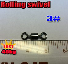 free shipping fishing rolling swivels size:3# The connector of copper quantily:60pcs/lot