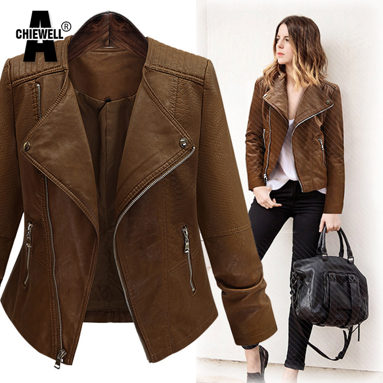 Online Get Cheap Brown Leather Women Jacket -Aliexpress.com