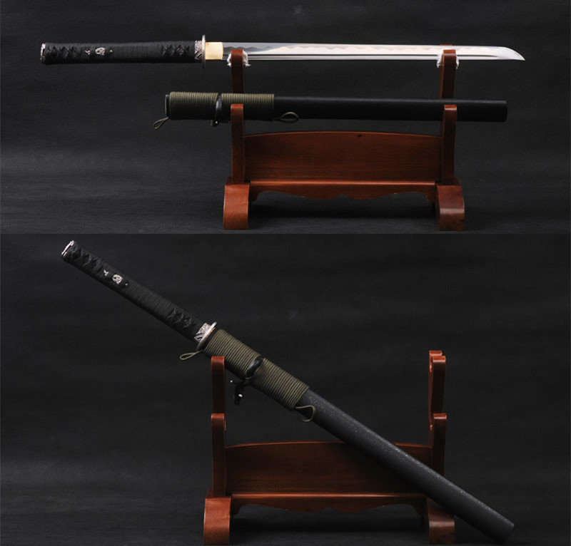 Handmade Samurai Ninja Sword 1060 Carbon Steel Japanese Wakizashi