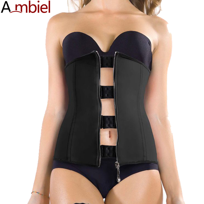 Zipper And Hooks Combo Rubber font b Waist b font Trainer Sexy font b Waist b