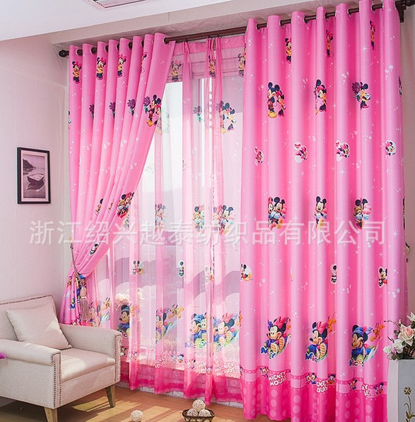 Online Kaufen Großhandel minnie maus vorhänge aus China minnie maus
