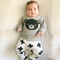 Fashion Baby Boy Clothes Sets Spring Autumn Baby Kids Girls Suit Children Clothing Printed Baby Boy