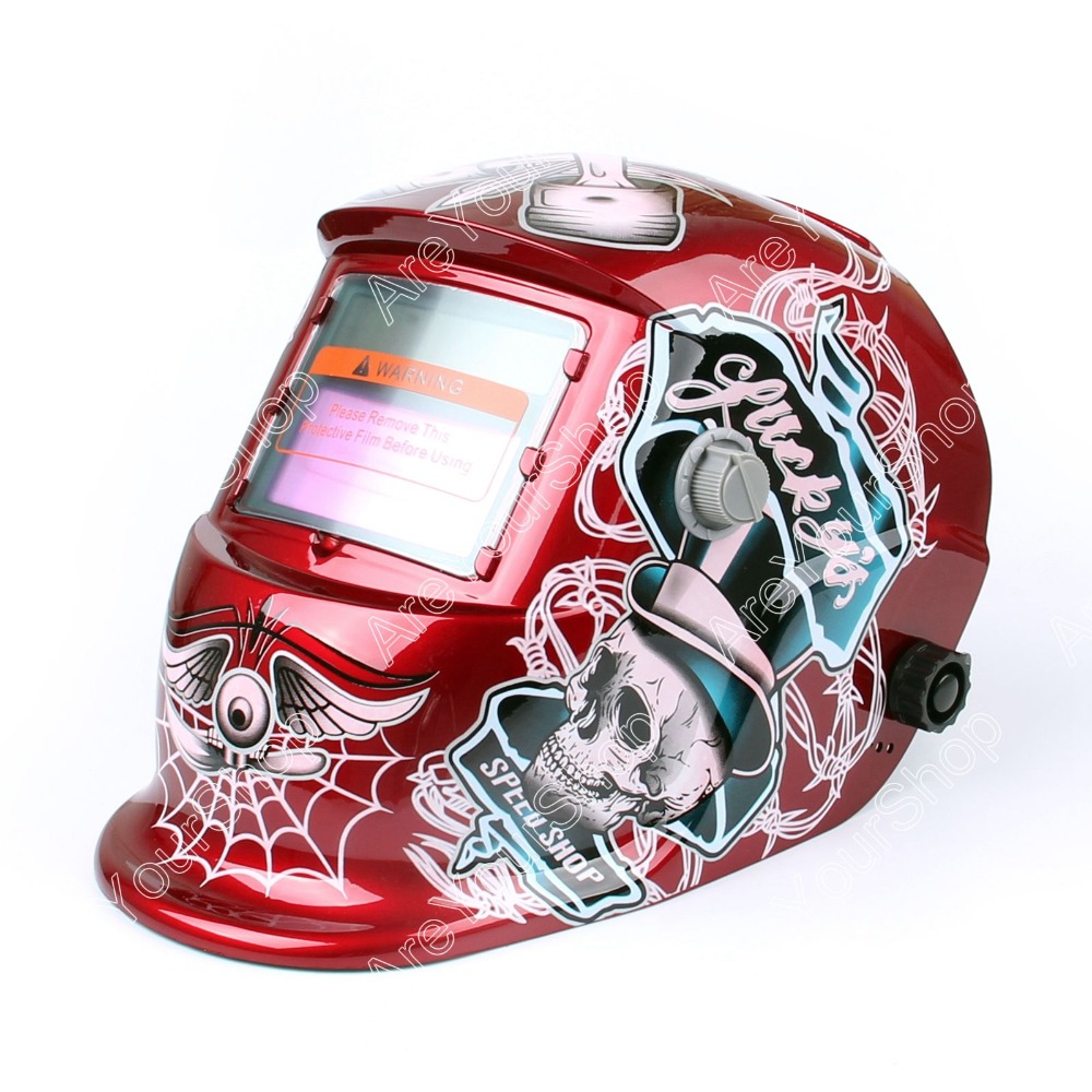 Red Skull PRO Solar Automatic Darkening Welding Helmet ADWH Lens Helmet Arc Mig Tig Grinding Function Welder Mask Cap CE Marked Red Skull PRO Solar Automatic Darkening Welding Helmet ADWH Lens Helmet Arc Mig Tig Grinding Function Welder Mask Cap CE Marked