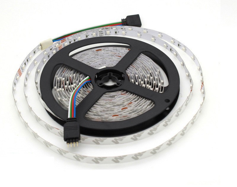 3528 5050 RGB led strip Cold white Warm white blue red green yellow with remote control and power adapter (12)