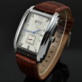 GOER brand Men s Watch Automatic mechanical fashion Men s rectangle Multifunction Watch 30M waterproof Genuine