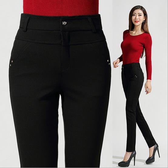 black skinny smart trousers womens