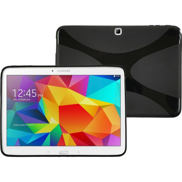  Anti-skid  X Line Soft Silicon Rubber        Samsung Galaxy Tab 4 10.1 T530 T531 T535