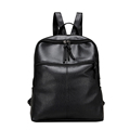 New Women Backpack Mochila Lesuire Black Soft PU Leather Backpack School Bag for Teenage Girls Back