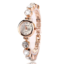 2016 Summer Style Gold Watch Brand Watch Relojes Women Wristwatch Ladies Watch Clock Female Wristwatches Stainless Gold !1XR720
