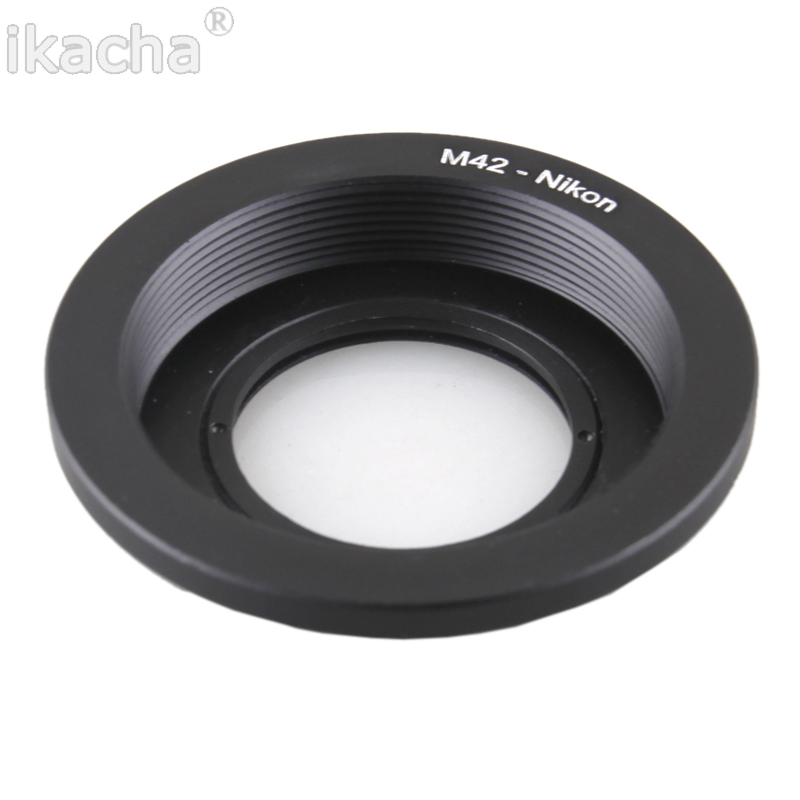 Lens Adapter M42 Lens to Nikon AI With Glass