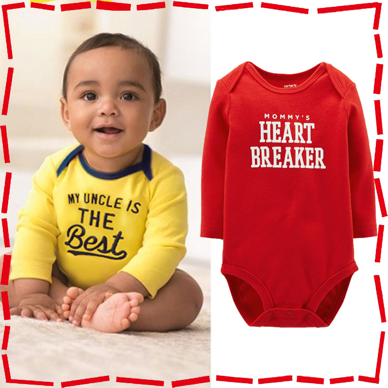 Baby Clothing Long Sleeve Boy Bodysuits For Girls Newborn Carters Children for baby boy girl clothing