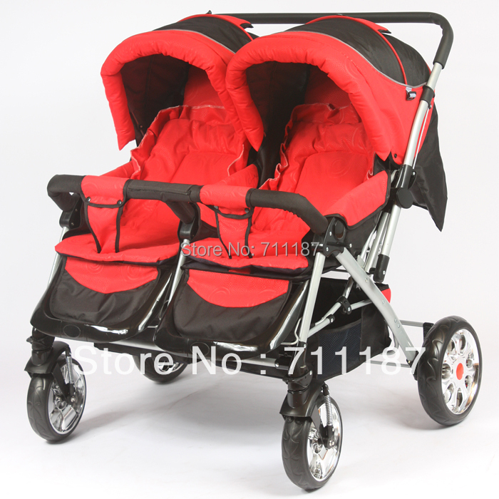 High Quality Twin Strollers For Children,Cute Baby Stroller Pushchair Cheap Folding Umbrella 