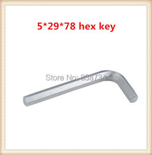 Níquel acero al carbono 5mm * 78 llave allen tornillo ( 100 unids/lote )