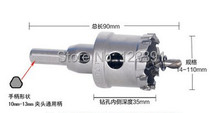 29 * 100 mm TCT el agujero consideró drill bits brocas para especiales de perforación de acero inoxidable abridor agujero con no skid triángulo 10 – 12 mm