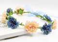 Summer Wedding Floral Crown Head Band Floral Head Wreath Women Flower Headband Bridesmaid Bridal Headpiece Girls