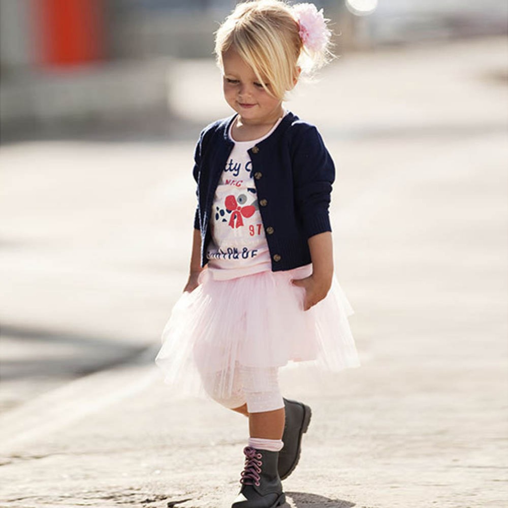 3 Pieces Set Girls Baby Clothes T shirt Coat Skirt Outfit TuTu Dress 0 5 Years