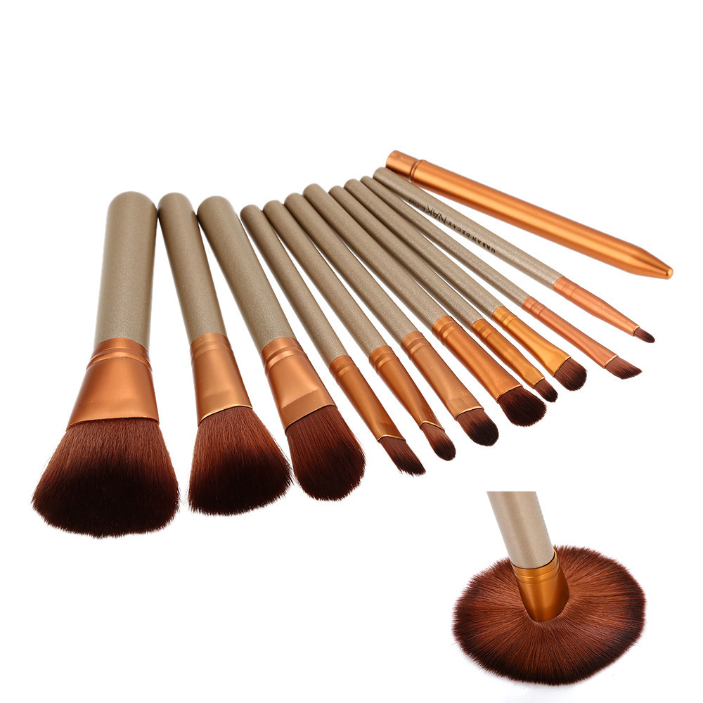 12pcs=1set Professional new nake 3 makeup brushes tools set NK3 Make up Brush tools kit for eye shad