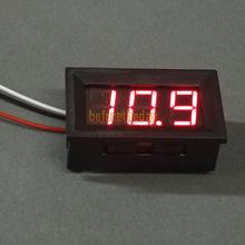Betr 0.56 pulgadas LCD Red Light DC 0 – 100 V Panel Meter DC voltímetro Digital