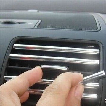 Image of 3m car Automotive air conditioning outlet blade decoration strip fishing light bar clip tuyeres