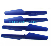 Wholesale blue Syma X5C X5 X5SC 2.4G 4CH 6-Axis RC Helicopter rc Quadcopter Drone spare parts X5C-02 Main Blades Free Shipping