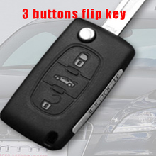Silicone Remote Control 3d logo Car Key Case for Citroen Triunph Sega C5 C4 accessories car