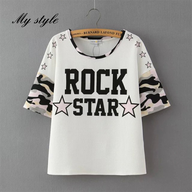 2015 New Arrival Fashion Women\'s Round Neck Letter...