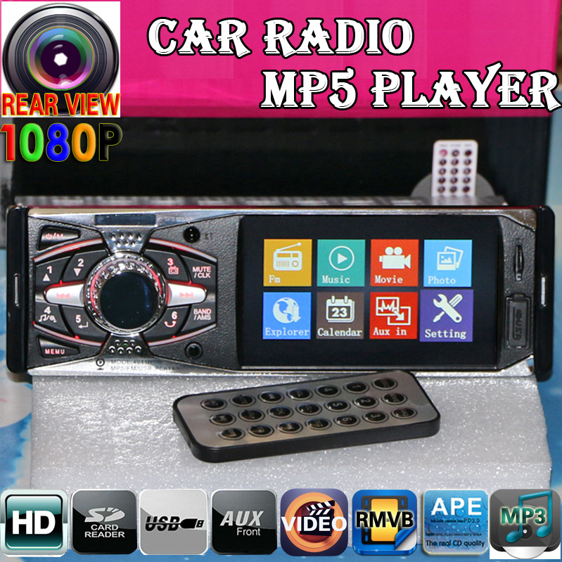 12V Car Radio MP5 Player 4.0 HD TFT Supports Rear view camera/1080P/Stereo FM/Charger/MP3/MP4/Audio/Video/Auto Electronics 1 DIN 12V Car Radio MP5 Player 4.0 HD TFT Supports Rear view camera/1080P/Stereo FM/Charger/MP3/MP4/Audio/Video/Auto Electronics 1 DIN