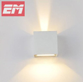 IP65 Waterproof Outdoor Wall Lamp 100 100 100mm White ABS Up Down Light Outdoor Lighting Bathroom