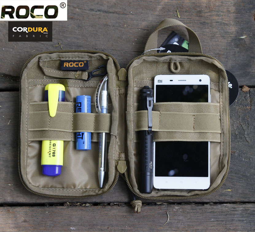 Waterproof MOLLE Tactical Waist Packs Portable Travel Pocket Organizer