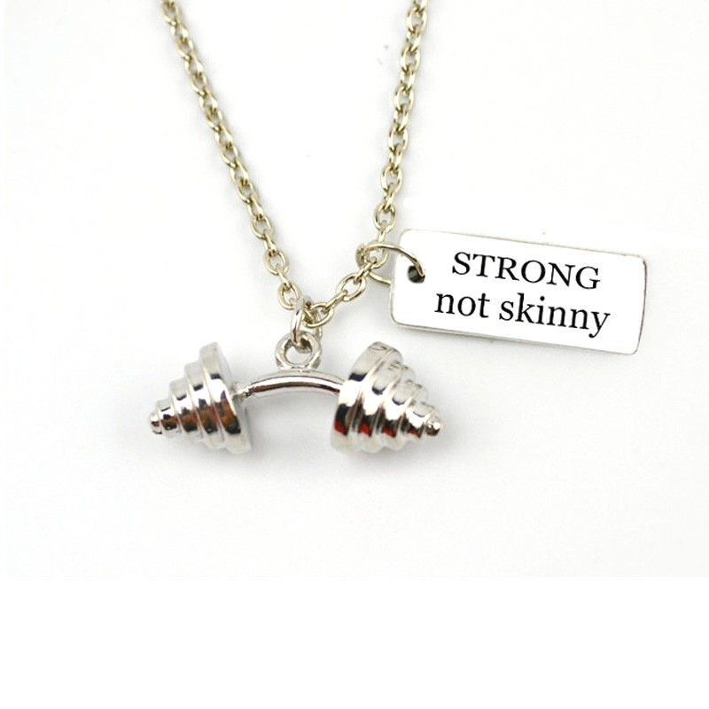 dumbbell necklace (2)