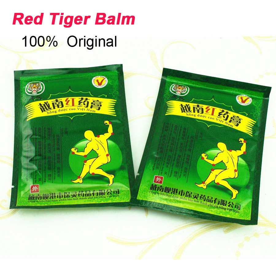 Image of 16pcs Vietnam Red Tiger Balm Body Massage Relaxation Plaster Pain Patch Relieving massager Muscle Pain Athritis Rheumatism C076