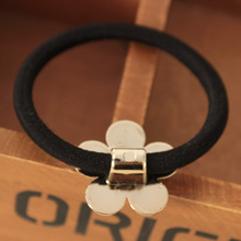 Korean Original Bow Pearls Flowers Rubber Band Casual Hair Ring for Women Headwear Hair Accessories